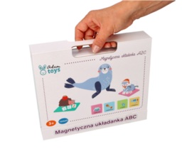 Magnetic puzzle ABC (Polish language version)