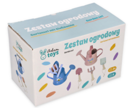Różowy zestaw narzędzi ogrodowych