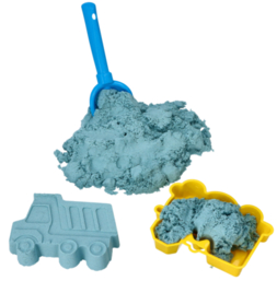 Colour Sand Azure 2kg with transport molds + mini shovel