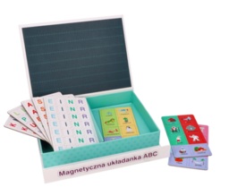 Magnetic puzzle ABC (Polish language version)