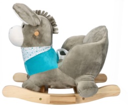 Rocking donkey with chair