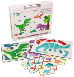 Magnetic puzzle dinosaurs