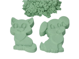 Colour Sand mint 2 kg with animals molds + mini shovel