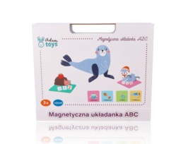 UKŁADANKA MAGNETYCZNA ABC Z LITERKAMI I OBRAZKAMI