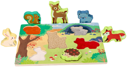 Touch puzzle 3D Forest animal