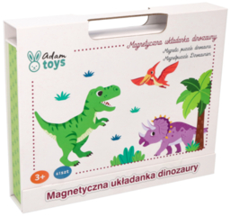 Magnetic puzzle dinosaurs