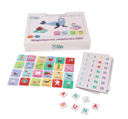 Magnetic puzzle ABC (Polish language version)