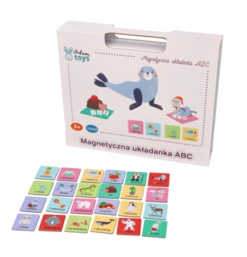 Magnetic puzzle ABC (Polish language version)