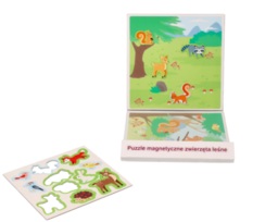 Magnetic puzzle forest animals