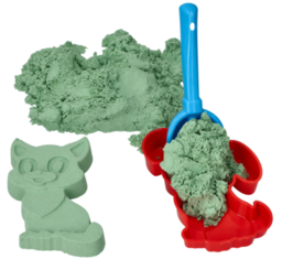 Colour Sand mint 2 kg with animals molds + mini shovel