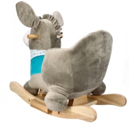 Rocking donkey with chair