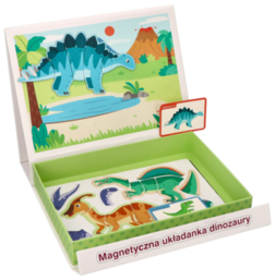 Magnetic puzzle dinosaurs