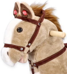 Mustang horse on wheels
