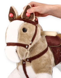 Mustang horse on wheels