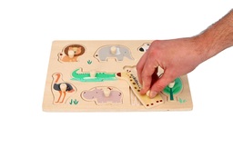 Safari peg puzzle Adam Toys