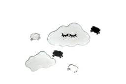 Children's room decoration cloud with sheeps