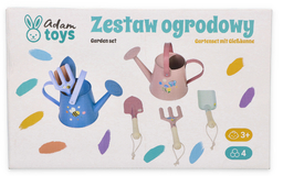 Zestaw narzędzi ogrodowych niebieski