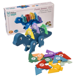 Dinosaur puzzle 123