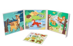 Magnetic puzzle forest animals