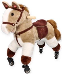 Mustang horse on wheels